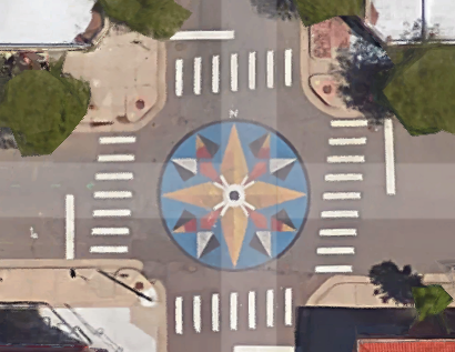 The mural at West 25th and Eliot. Image: Google Maps