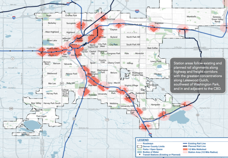 Denver’s Unwalkable Rail Network, Visualized – Streetsblog Denver