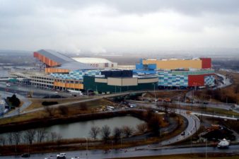 The American Dream Meadowlands, a subsidized mall in northern New Jersey, has been beset by delays, cost overruns, bribery, and racketeering -- a case of cronyism that may prefigure the new normal in Trump's America. Photo: Brad Miller via Wikimedia Commons