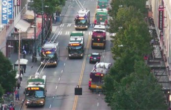 On Seattle's Third Avenue, buses rule and cars are "essentially disallowed" during rush hour.