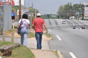American transportation safety officials are seriously trying to argue that drunk pedestrians, not roads like this, are the problem. Photo: Transportation for America