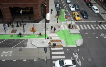 What's keeping cities from rolling out changes like this faster? NACTO wants to know. Photo: Nathan Roseberry (CDOT) via NACTO/Flickr