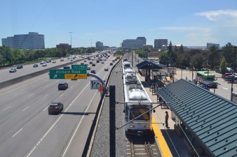 Part of the carscape around Orchard Station. Photo: David Sachs