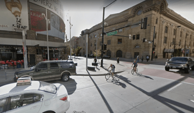 People on bikes will soon get the safety they deserve on 14th Street. Image: Google Maps
