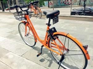 Spin, a dockless bike-share company, came to Seattle this summer. Photo: Seattle Bike Blog