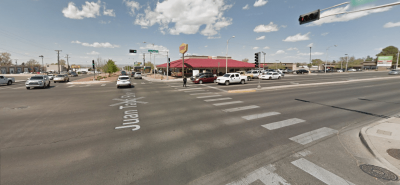 The Albuquerque City Council isn't interested in fixing intersections like this, where a driver killed a pedestrian last week. Photo: Google Maps