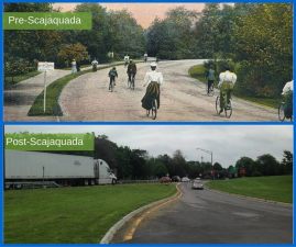 Buffalo's Scajaquada Expressway sliced through a beautiful park designed by Frederick Law Olmsted. Photos: Scajaquada Corridor Coalition