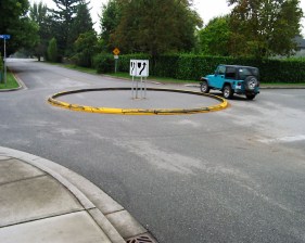 The traffic circles will look something like this. Photo: Richard Drdul/Flickr