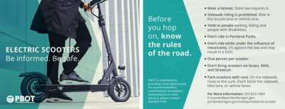 E-scooters are attracting riders in cities all over the country. But they still struggle with legitimacy issues. Image: Portland Bureau of Transportation