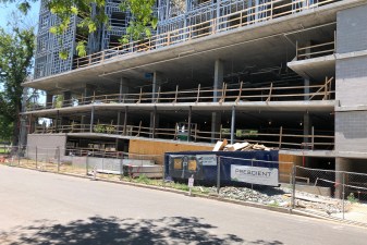 Building parking garages in Denver costs an average of $17,000 per space, according to Walker Consultants, which gets passed onto consumers. City-enforced parking minimums mean more cars, not transit. Photo: David Sachs