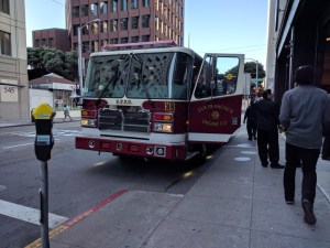 San Francisco's new Vision Zero fire truck looks much like previous models, but it is 10 inches shorter and has a much narrower turning radius. Photo: Roger Rudick