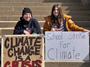 school strike for climate at colo capital