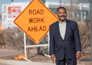 Penfield Tate III, who is running for mayor, says he would like to help improve traffic in Denver by making data around construction  closures more accessible. Photo: Andy Bosselman