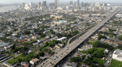 The Claiborne Expressway in New Orleans is the nation's top candidate for a highway teardown, says the Congress for New Urbanism. Photo: The Advocate via CNU