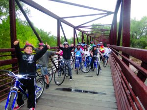 Students from Lincoln Middle School in Ft. Collins  on a practice ride. Photo: Nancy Nichols