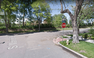 The intersection where David Anton crashed his work vehicle into a bicyclist yesterday. Image: Google Street View