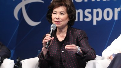 Elaine L. Chao (Secretary of Transportation, United States of America) at the plenary session on "Connecting regions for sustainable growth" at the International Transport Forums 2019 Summit on Transport Connectivity for Regional Integration in Leipzig, Germany, on 22 May 2019.