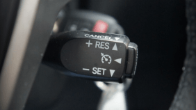 Button to set cruise control