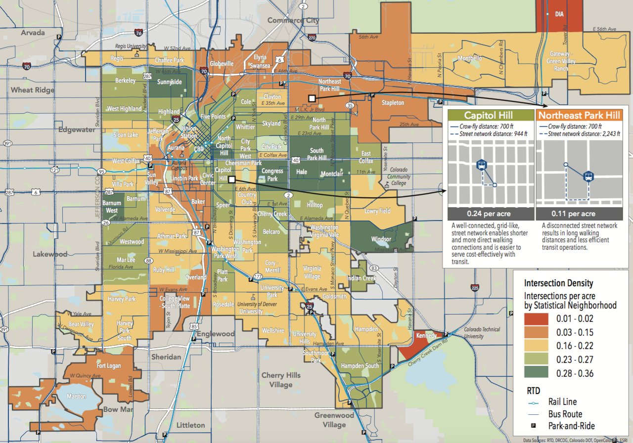 Fixing Denver Transit: Making It Easy to Walk or Bike to the Station