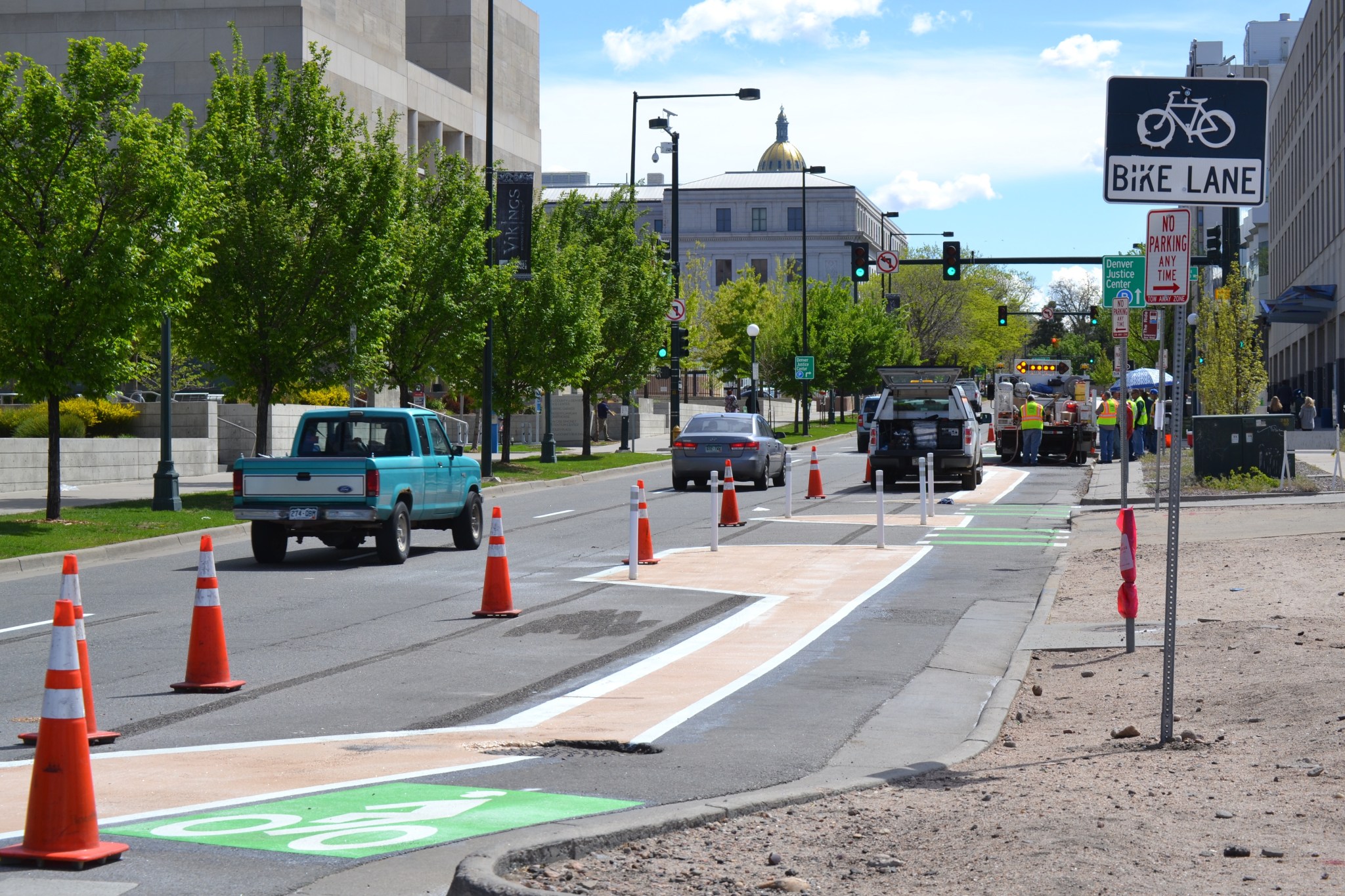Here Comes the 14th Ave Protected Bike Lane
