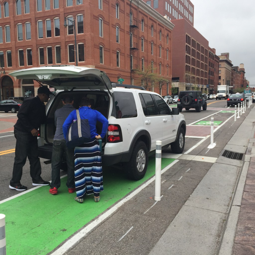 Better Bike Lanes Coming to Wynkoop Street, But Car Parking Still Prioritized