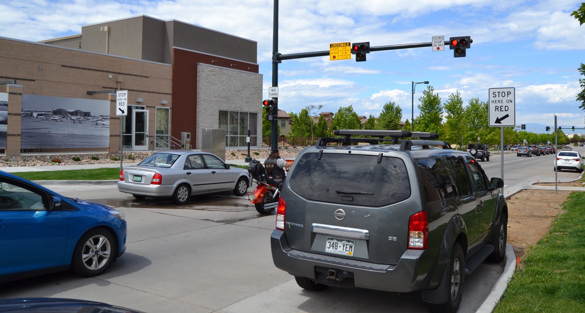Eyes on the Street: “HAWK” Signals Installed in Stapleton, More to Come in Westwood, Green Valley Ranch