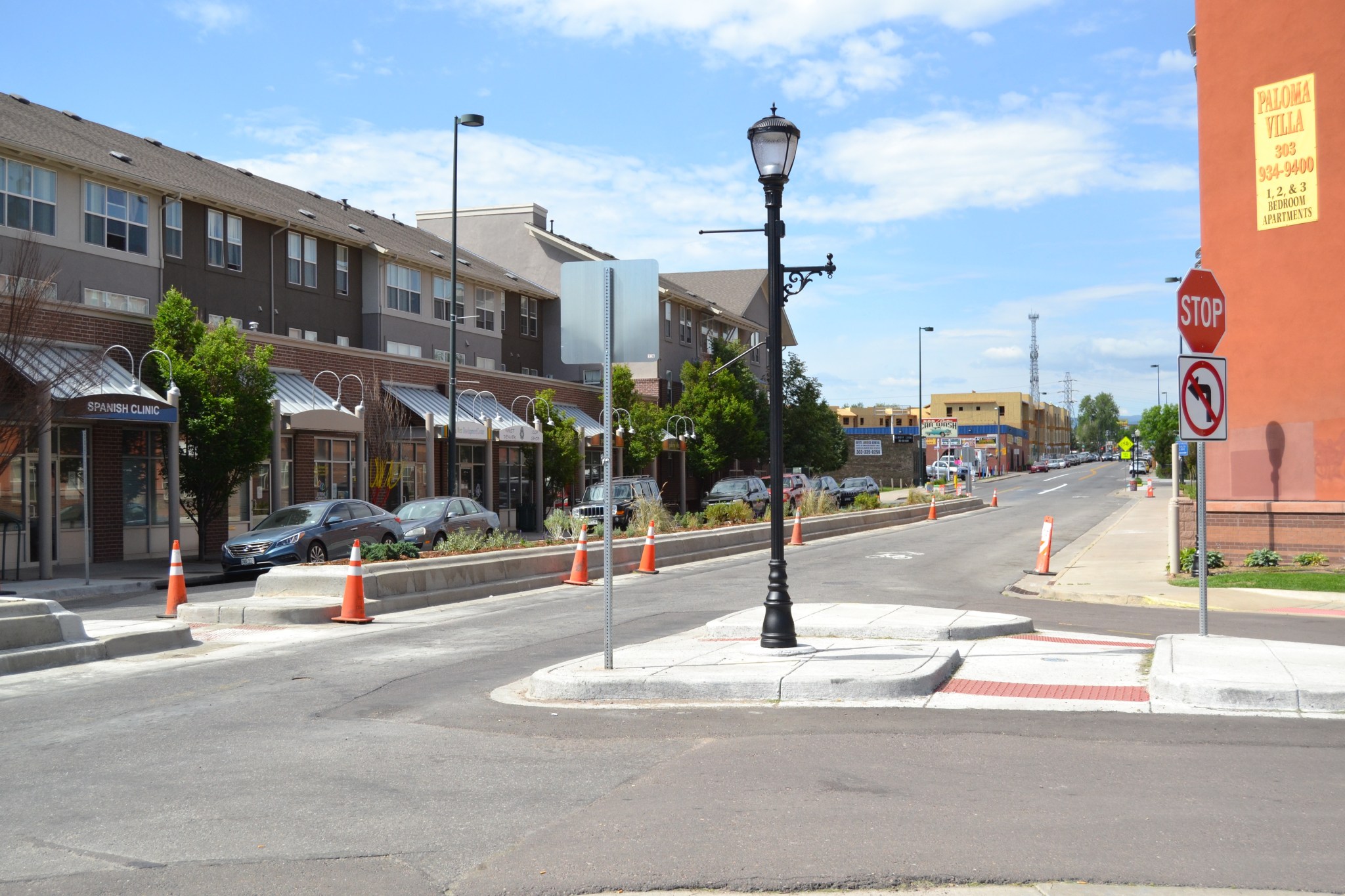 Eyes on the Street: New Pedestrian Islands on Morrison Road