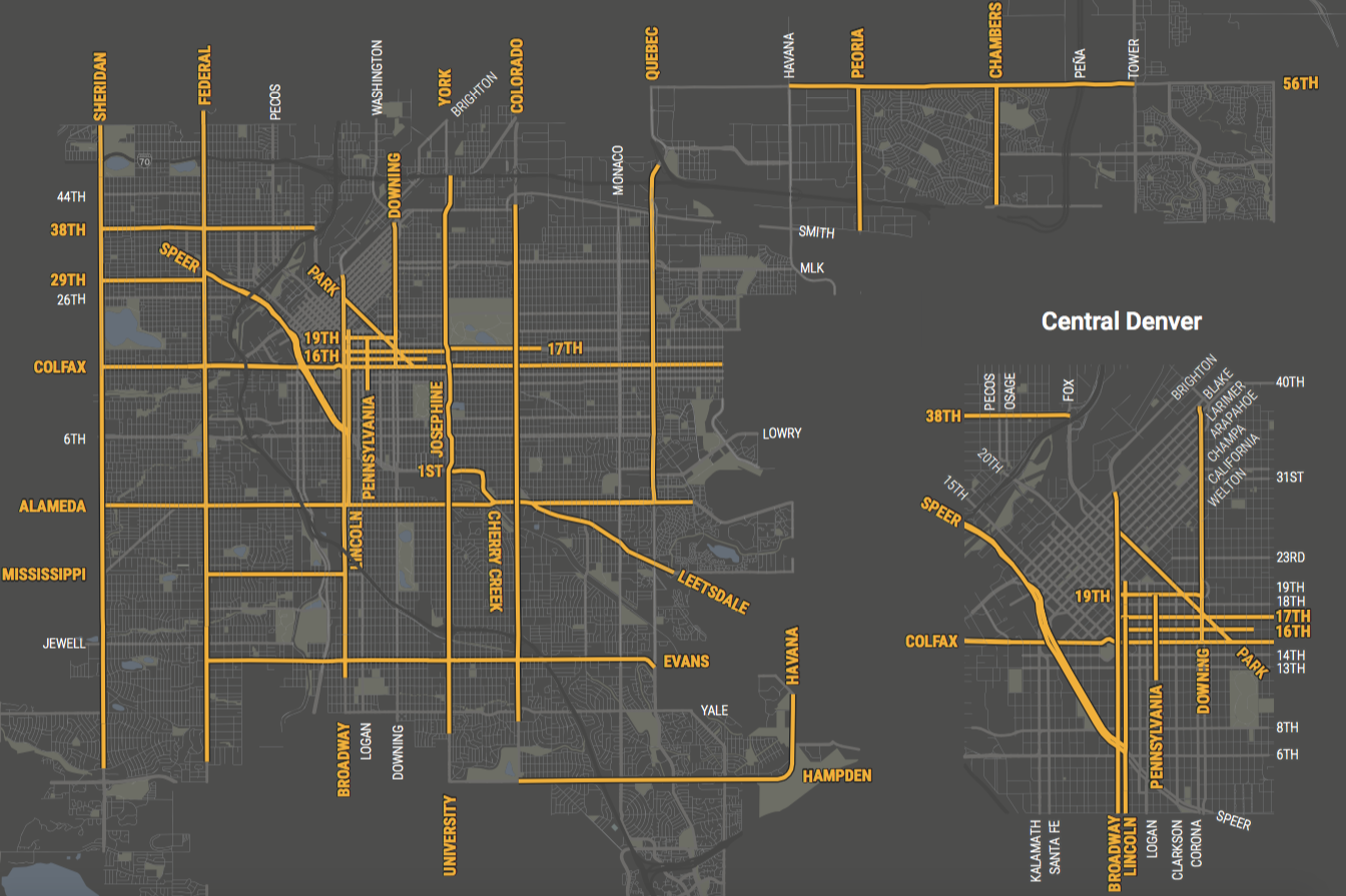 5 Percent of Denver Streets Account for Half of All Traffic Deaths