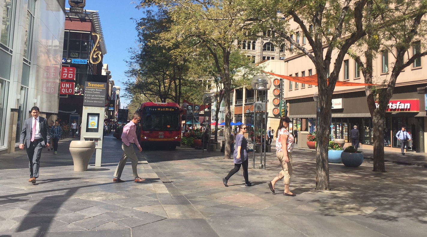 The Share of Denver Commuters Walking, Biking, and Riding Transit Rose a Sliver in 2016