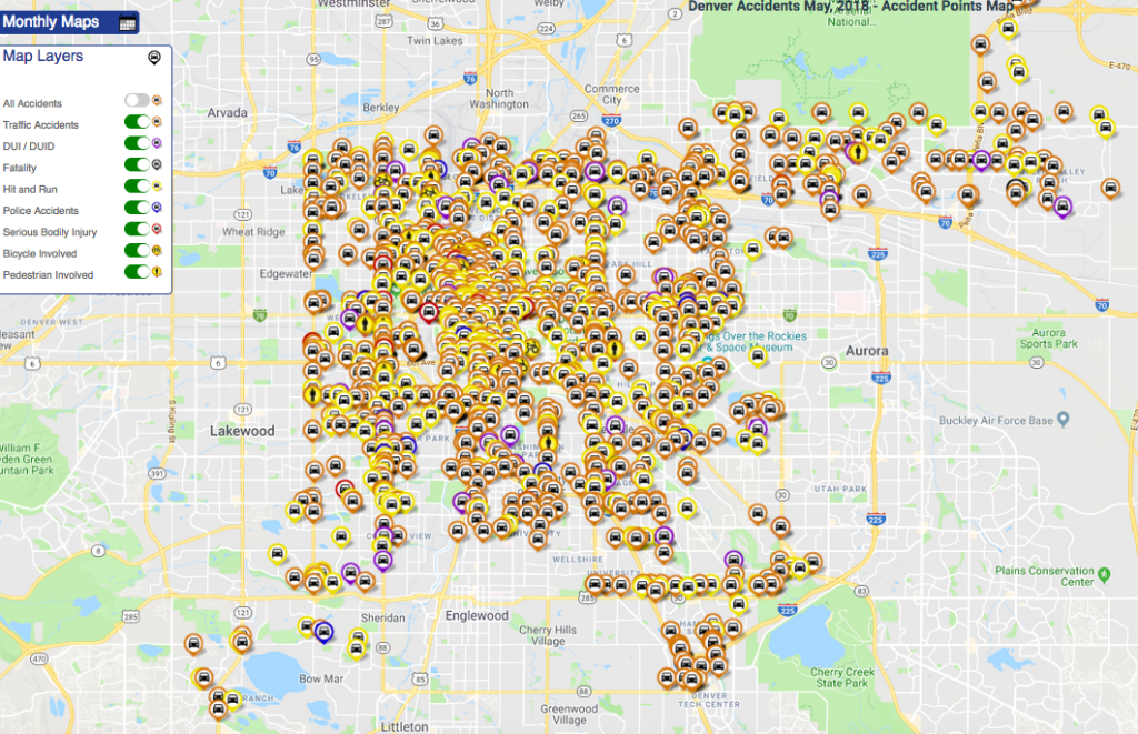 A Denver Lawyer Made a More Up-to-Date Crash Map Than the City’s Official Version