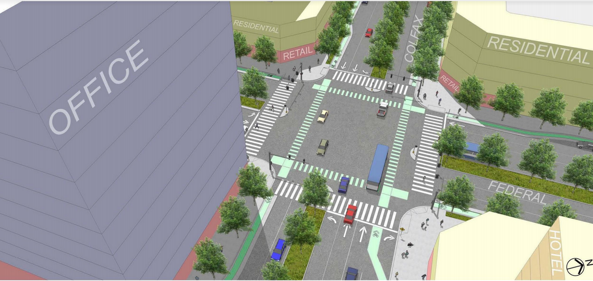Sunday: Reimagine the Colfax-Federal Cloverleaf Interchange as a Place for People, Not Cars