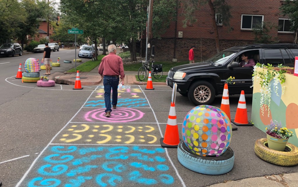 Eyes on the Street: Beach Balls and Paint Calm Car Speeds on 13th Avenue in Capitol Hill