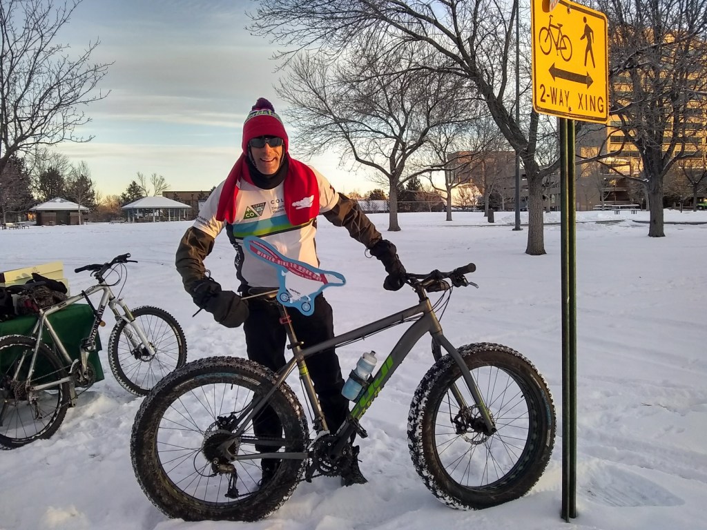 Photos: Devout Cyclists Turn out for an Icy Winter Bike to Work Day