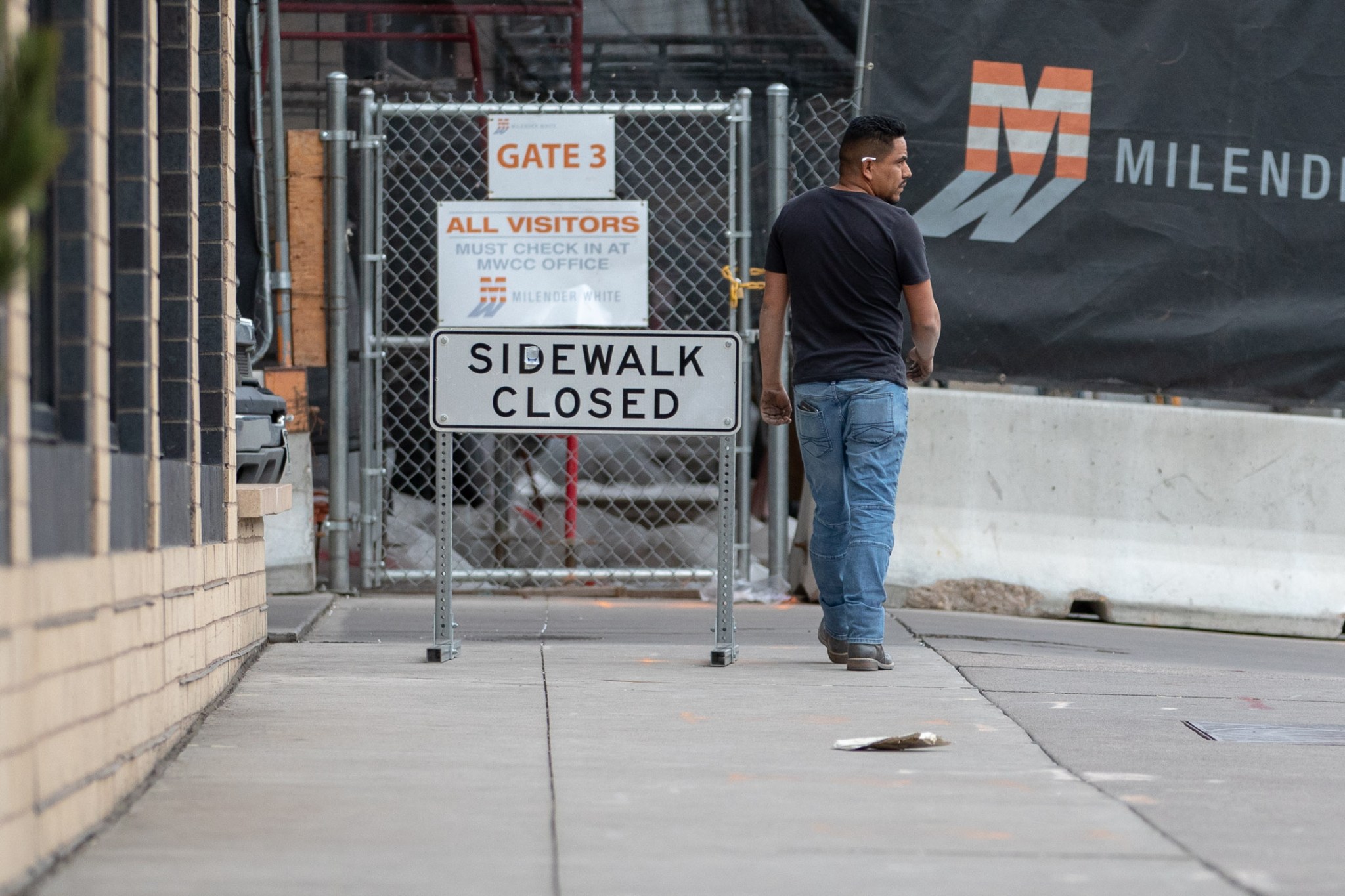 Blocked Sidewalks at Denver Construction Sites Could Improve