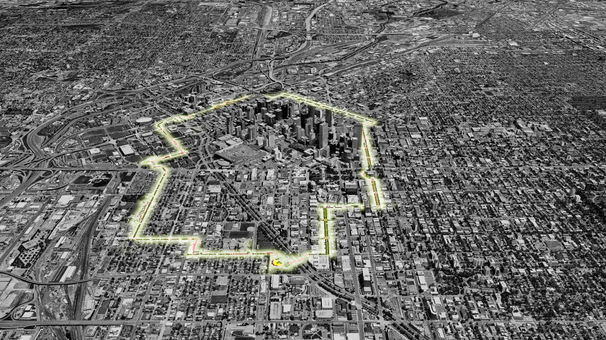 5280 Trail Would Create a 5-Mile Park and Trail Around Downtown 
