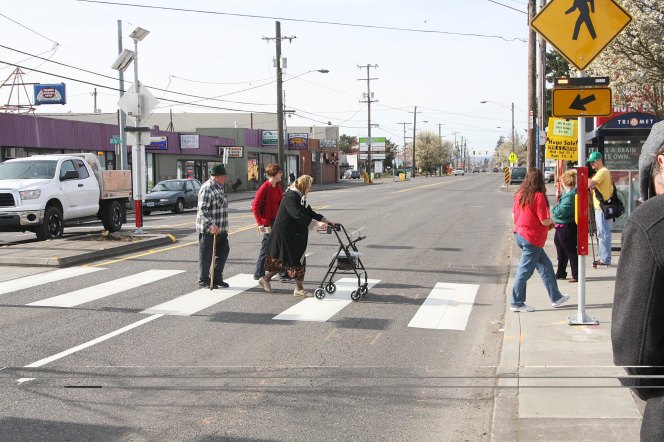 No Crossing Signs: ‘Pedestrian-Friendly’ Portland Tells People Not to Cross