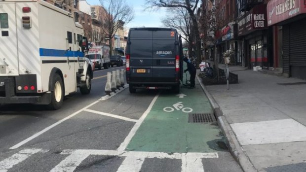 This Tech Could Stop Drivers from Double-Parking and Blocking Bike Lanes